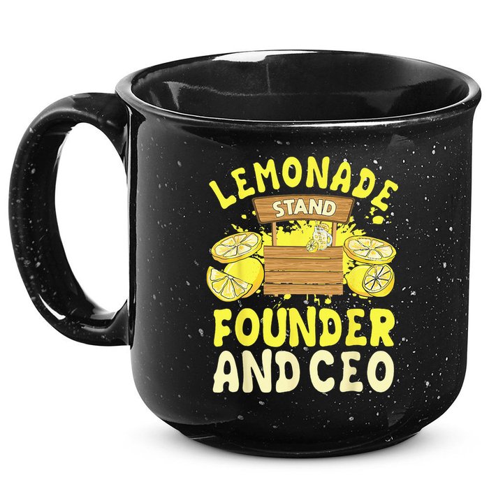 Lemonade Stand Founder And CEO Lemon Juice Citrus Drink 15oz Campfire Ceramic Mug