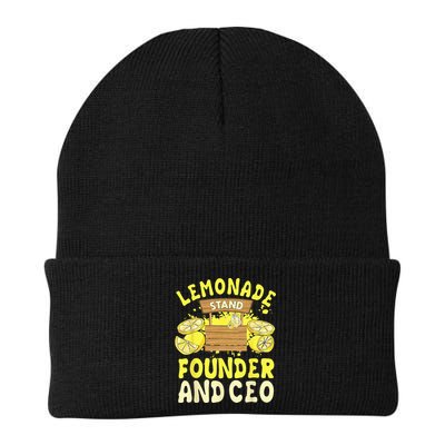 Lemonade Stand Founder And CEO Lemon Juice Citrus Drink Beanie