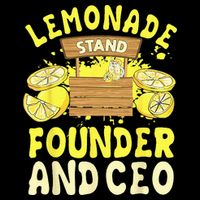Lemonade Stand Founder And CEO Lemon Juice Citrus Drink 16 in Basic Backpack