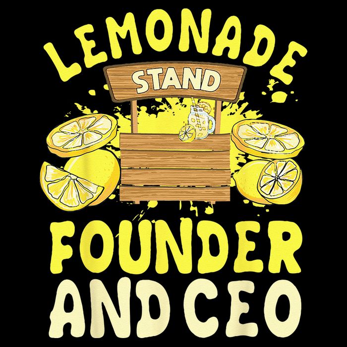 Lemonade Stand Founder And CEO Lemon Juice Citrus Drink 16 in Basic Backpack