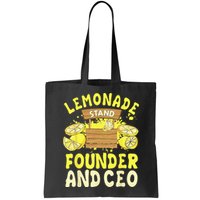 Lemonade Stand Founder And CEO Lemon Juice Citrus Drink Bag