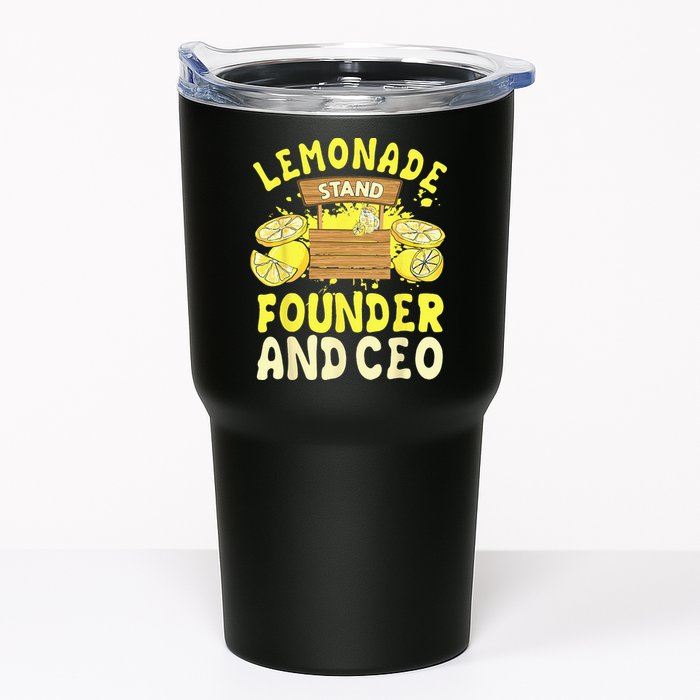 Lemonade Stand Founder And CEO Lemon Juice Citrus Drink Tumbler