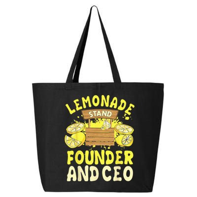 Lemonade Stand Founder And CEO Lemon Juice Citrus Drink 25L Jumbo Tote