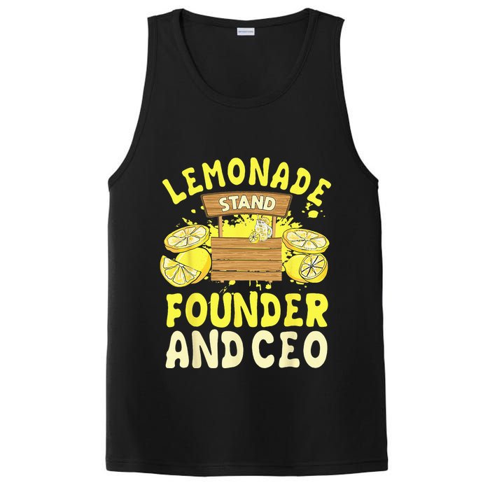 Lemonade Stand Founder And CEO Lemon Juice Citrus Drink PosiCharge Competitor Tank