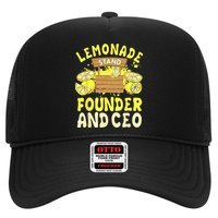 Lemonade Stand Founder And CEO Lemon Juice Citrus Drink Hat