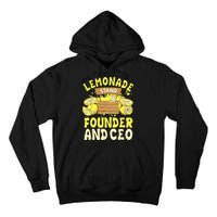 Lemonade Stand Founder And CEO Lemon Juice Citrus Drink Tall Hoodie