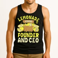 Lemonade Stand Founder And CEO Lemon Juice Citrus Drink Tank Top