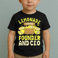 Lemonade Stand Founder And CEO Lemon Juice Citrus Drink Toddler T-Shirt