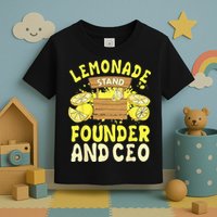 Lemonade Stand Founder And CEO Lemon Juice Citrus Drink Toddler T-Shirt