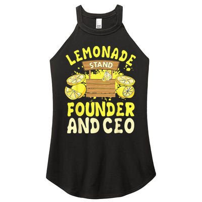 Lemonade Stand Founder And CEO Lemon Juice Citrus Drink Women's Perfect Tri Rocker Tank