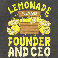 Lemonade Stand Founder And CEO Lemon Juice Citrus Drink Vector Backpack