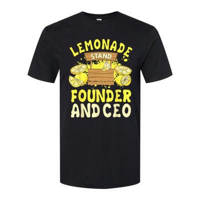 Lemonade Stand Founder And CEO Lemon Juice Citrus Drink Softstyle CVC T-Shirt