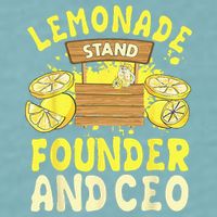 Lemonade Stand Founder And CEO Lemon Juice Citrus Drink Sueded Cloud Jersey T-Shirt