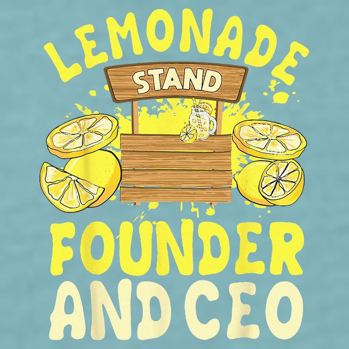 Lemonade Stand Founder And CEO Lemon Juice Citrus Drink Sueded Cloud Jersey T-Shirt