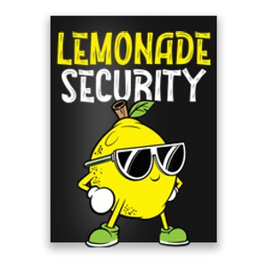 Lemonade Security Funny Lemonade Crew Lemonade Maker Poster