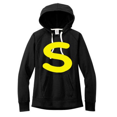 Letter S Funny Matching Halloween Costume Women's Fleece Hoodie