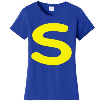 Letter S Funny Matching Halloween Costume Women's T-Shirt