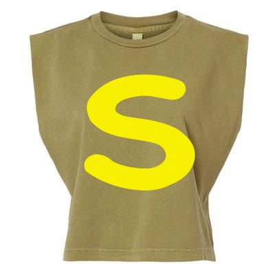 Letter S Funny Matching Halloween Costume Garment-Dyed Women's Muscle Tee