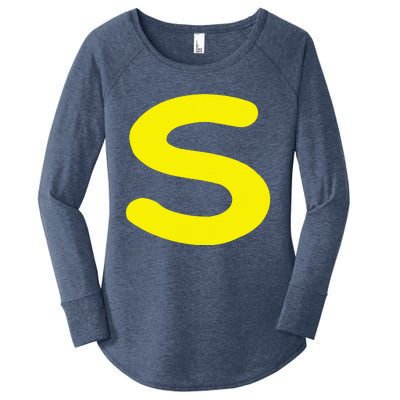 Letter S Funny Matching Halloween Costume Women's Perfect Tri Tunic Long Sleeve Shirt