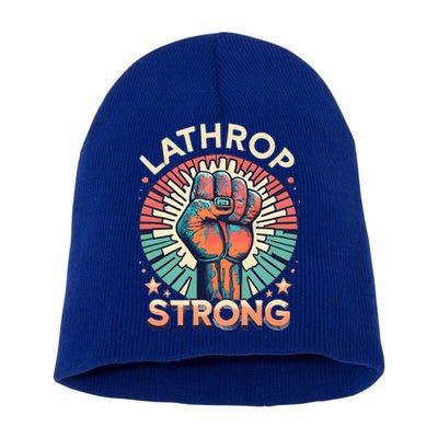 Lathrop Strong Fist Of Power Short Acrylic Beanie