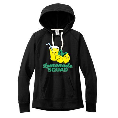 Lemonade Squad For Stand Boss Lemon Lemonade Crew Summer Women's Fleece Hoodie