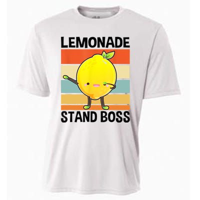 Lemonade Squad For Stand Boss Lemon Juice Summer Cooling Performance Crew T-Shirt