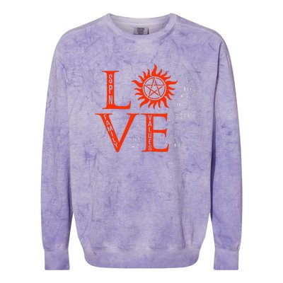 Love Supernatural For Men Women Kids Colorblast Crewneck Sweatshirt