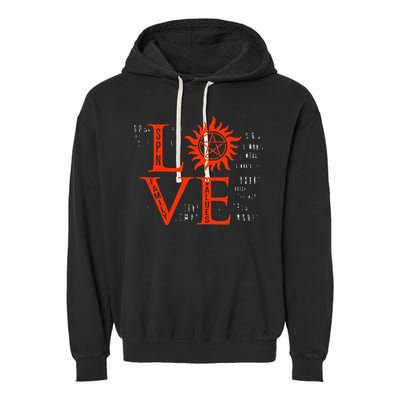 Love Supernatural For Men Women Kids Garment-Dyed Fleece Hoodie