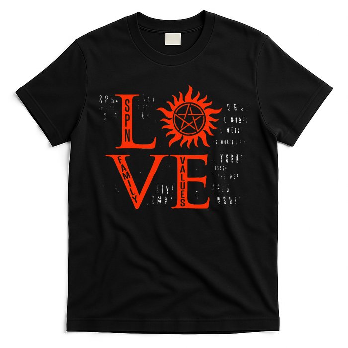 Love Supernatural For Men Women Kids T-Shirt