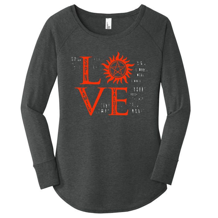 Love Supernatural For Men Women Kids Women's Perfect Tri Tunic Long Sleeve Shirt