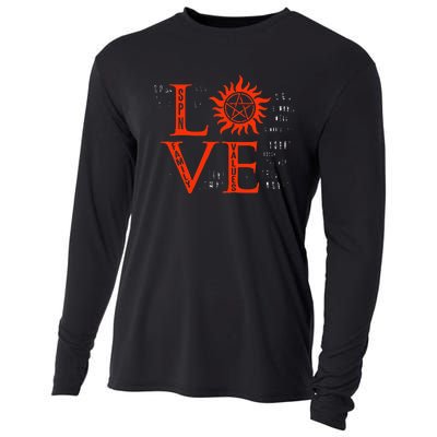 Love Supernatural For Men Women Kids Cooling Performance Long Sleeve Crew