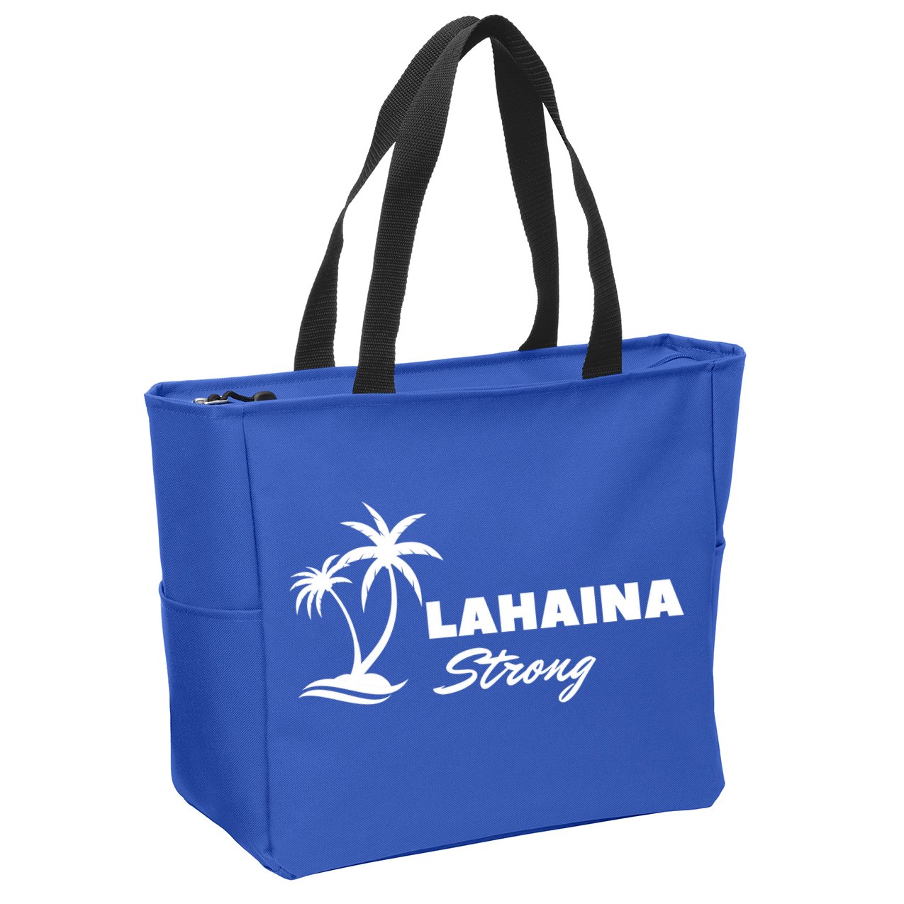 Lahaina Strong Funny Hawaii Strong Zip Tote Bag