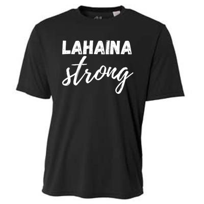 Lahaina Strong Funny Hawaii Strong Cooling Performance Crew T-Shirt