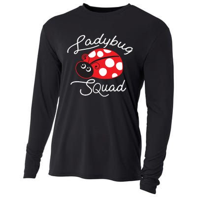 Ladybug Squad Funny Ladybug Gift Cooling Performance Long Sleeve Crew