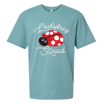 Ladybug Squad Funny Ladybug Gift Sueded Cloud Jersey T-Shirt