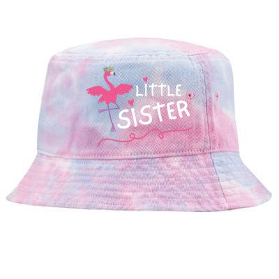 Little Sister Flamingo Tie-Dyed Bucket Hat