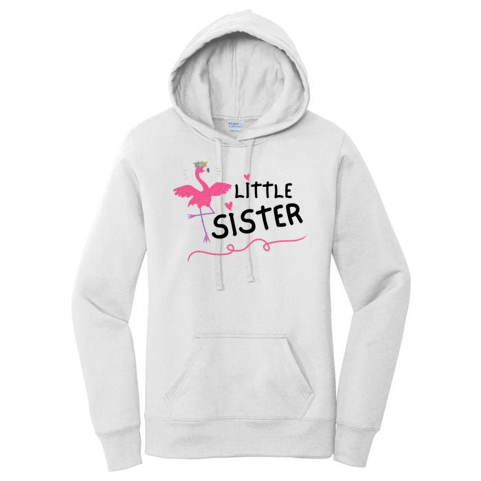 Little Sister Flamingo Women's Pullover Hoodie