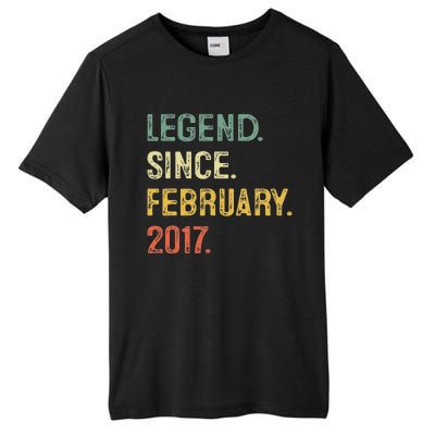 Legend Since February 2017 6th Birthday Gift 6 Years Old Tall Fusion ChromaSoft Performance T-Shirt