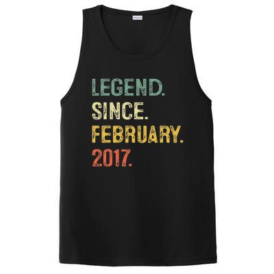 Legend Since February 2017 6th Birthday Gift 6 Years Old PosiCharge Competitor Tank