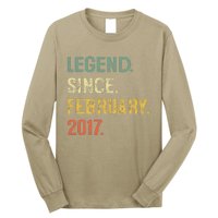 Legend Since February 2017 6th Birthday Gift 6 Years Old Long Sleeve Shirt