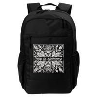 Leftist Subtle Feminist Subtle Protest Democrat Backpack
