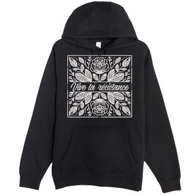 Leftist Subtle Feminist Subtle Protest Democrat Premium Pullover Hoodie