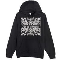 Leftist Subtle Feminist Subtle Protest Democrat Premium Pullover Hoodie