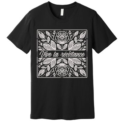 Leftist Subtle Feminist Subtle Protest Democrat Premium T-Shirt