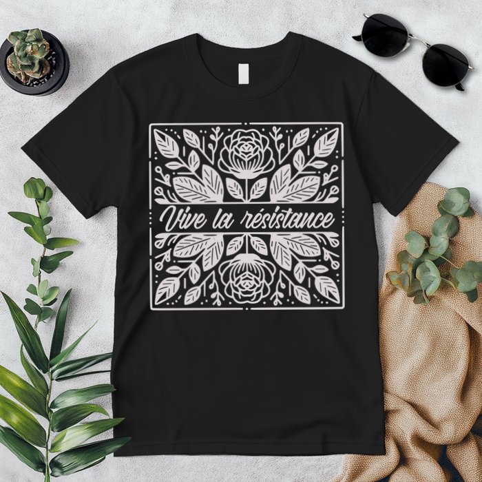 Leftist Subtle Feminist Subtle Protest Democrat Premium T-Shirt
