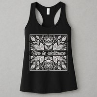 Leftist Subtle Feminist Subtle Protest Democrat Womens Tank Top