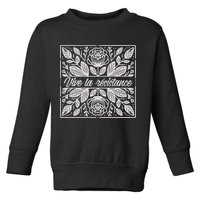 Leftist Subtle Feminist Subtle Protest Democrat Toddler Sweatshirt
