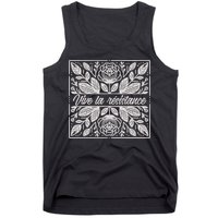 Leftist Subtle Feminist Subtle Protest Democrat Tank Top