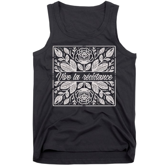 Leftist Subtle Feminist Subtle Protest Democrat Tank Top