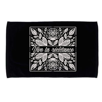 Leftist Subtle Feminist Subtle Protest Democrat Microfiber Hand Towel